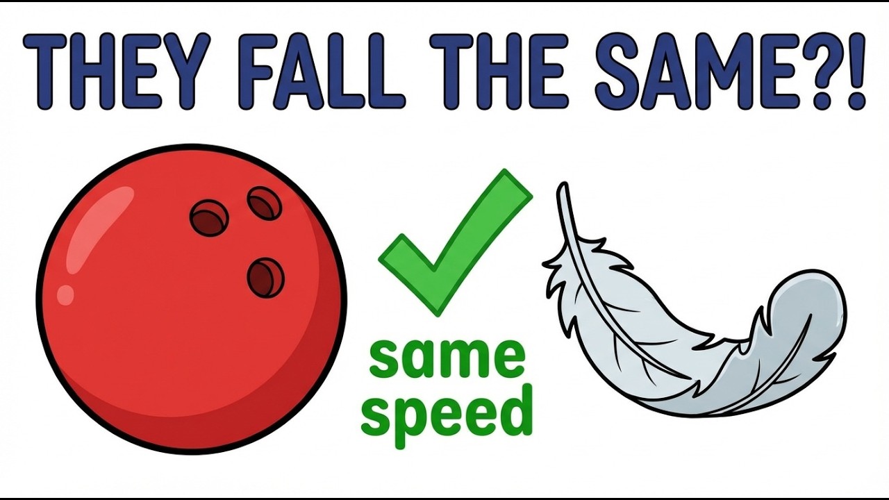 Why heavier objects don’t fall faster