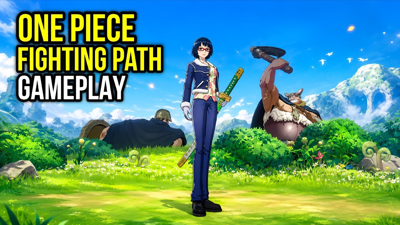 Геймплей One Piece Fighting Path: RPG для Android (английская версия), 4K, максимальные настройки...