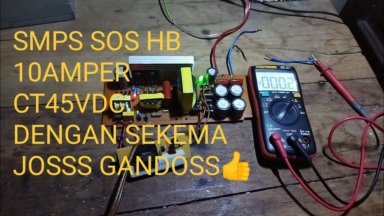 SMPS SOS HB 10AMPER | UNTUK POWER RUMAHAN JOSS
