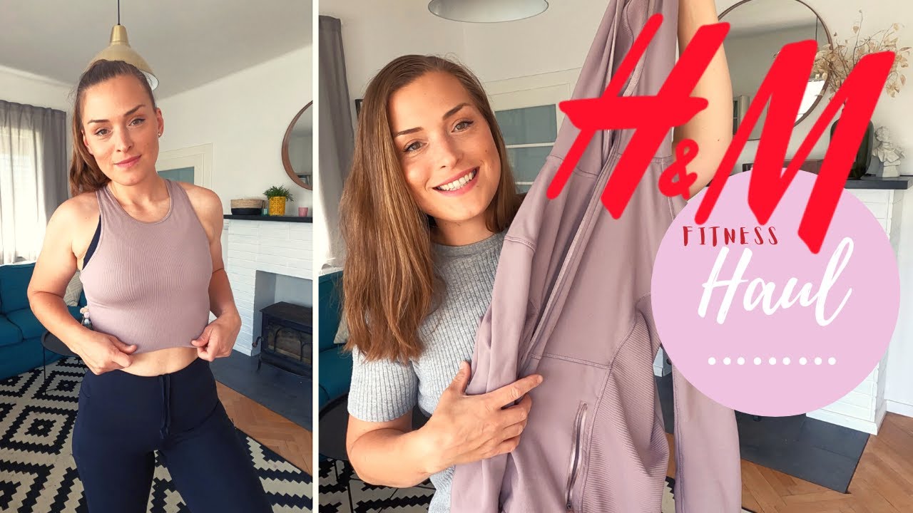 JARNÍ H&M HAUL ukázka FITNESS věcí + pár kousků z Reserved a ABOUT YOU - dostupná SPORTOVNÍ MÓDA