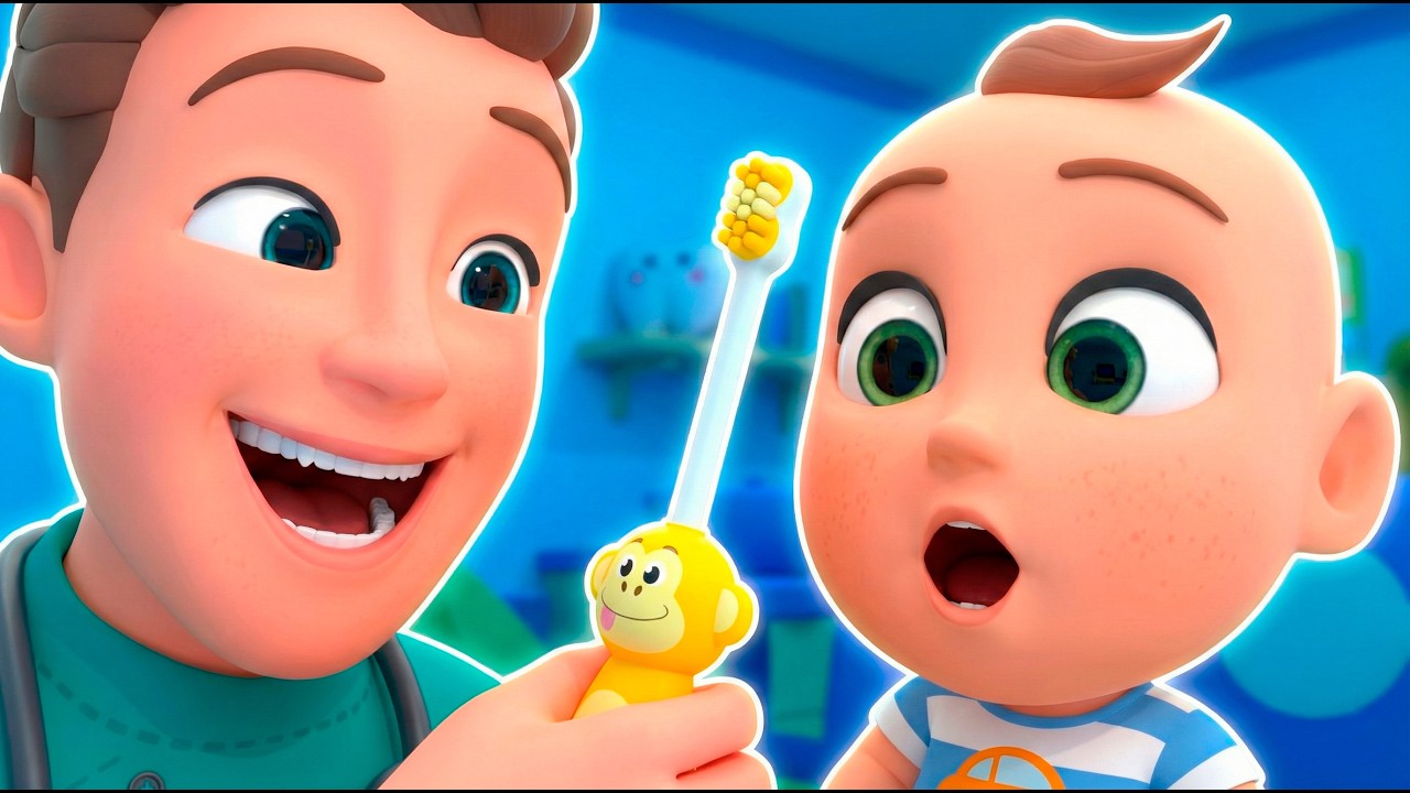 Learn to Brush Teeth Song | Almama - Baby Academy & Nursery Rhymes