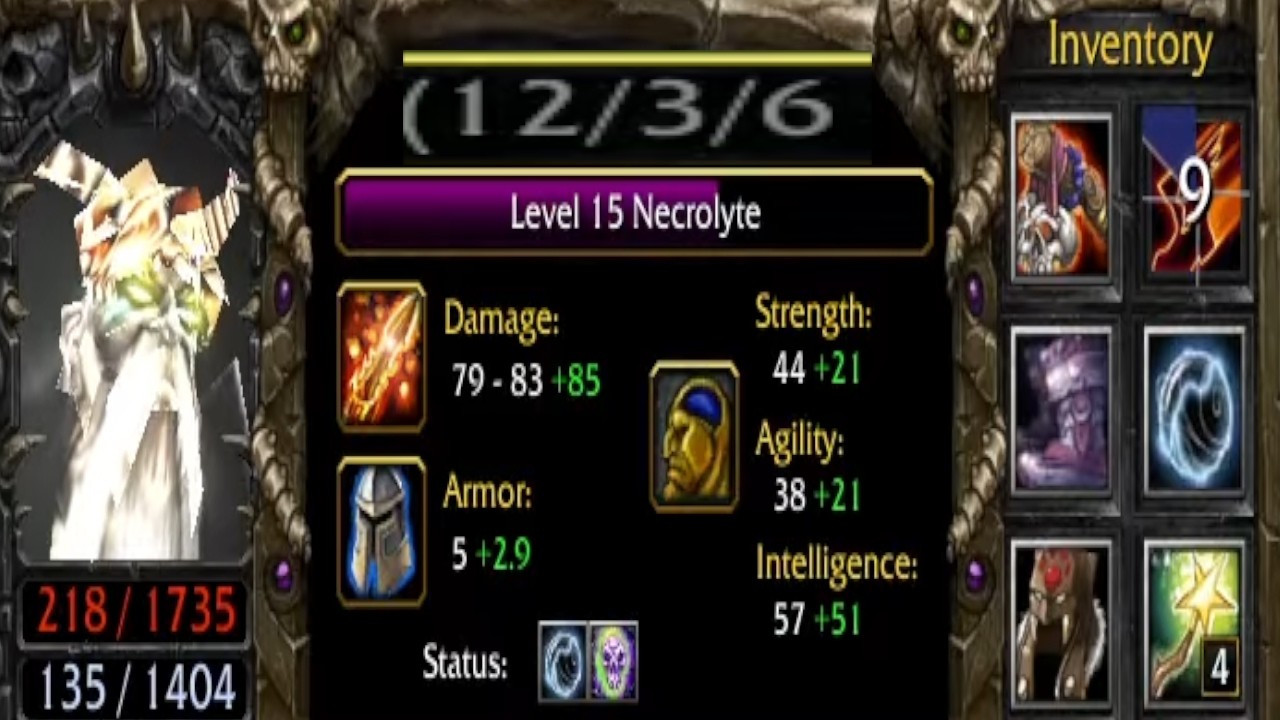 🟦Necrolyte rushes phase boots and ganks [Dota v6.89N]