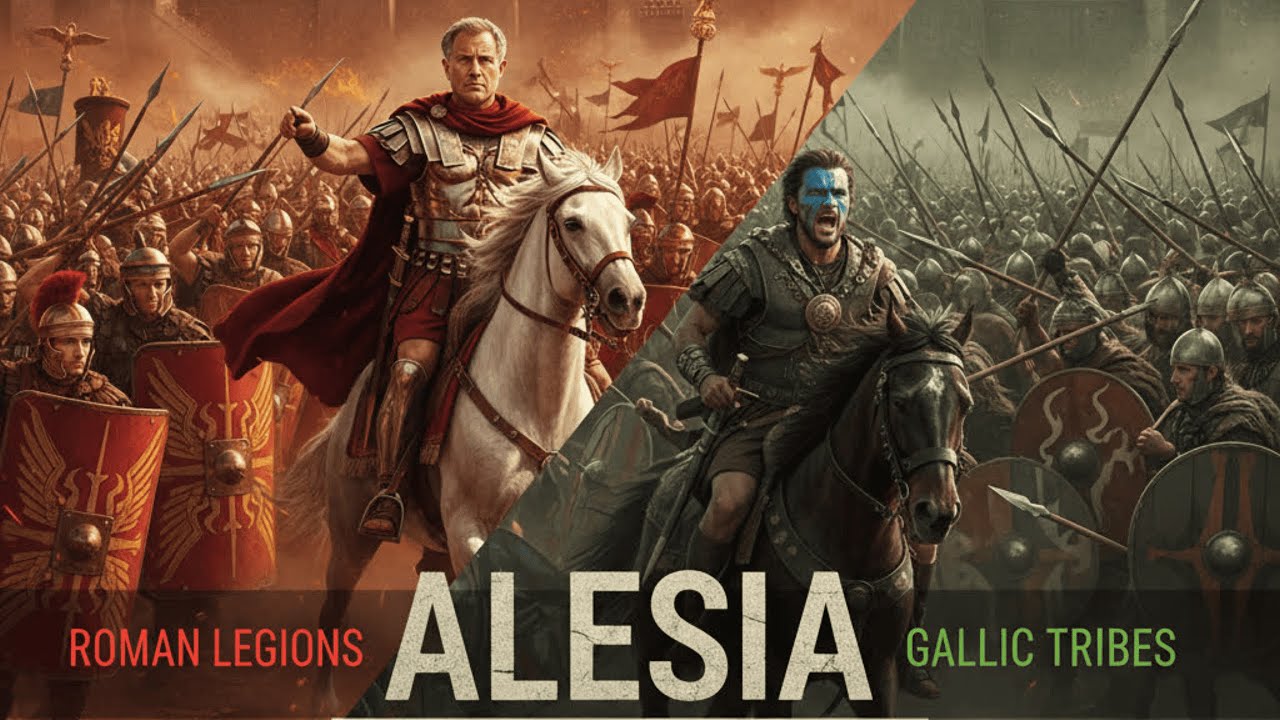 CAESAR vs VERCINGETORIX: THE FINAL BATTLE FOR GAUL