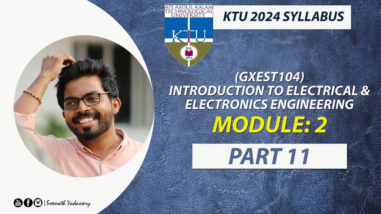 KTU SEM 1 | Module2 | Part 11| AC through L only & C only