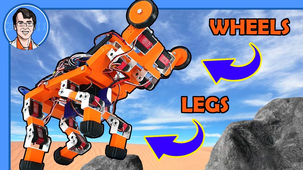 How this Robot Climbs over Obstacles