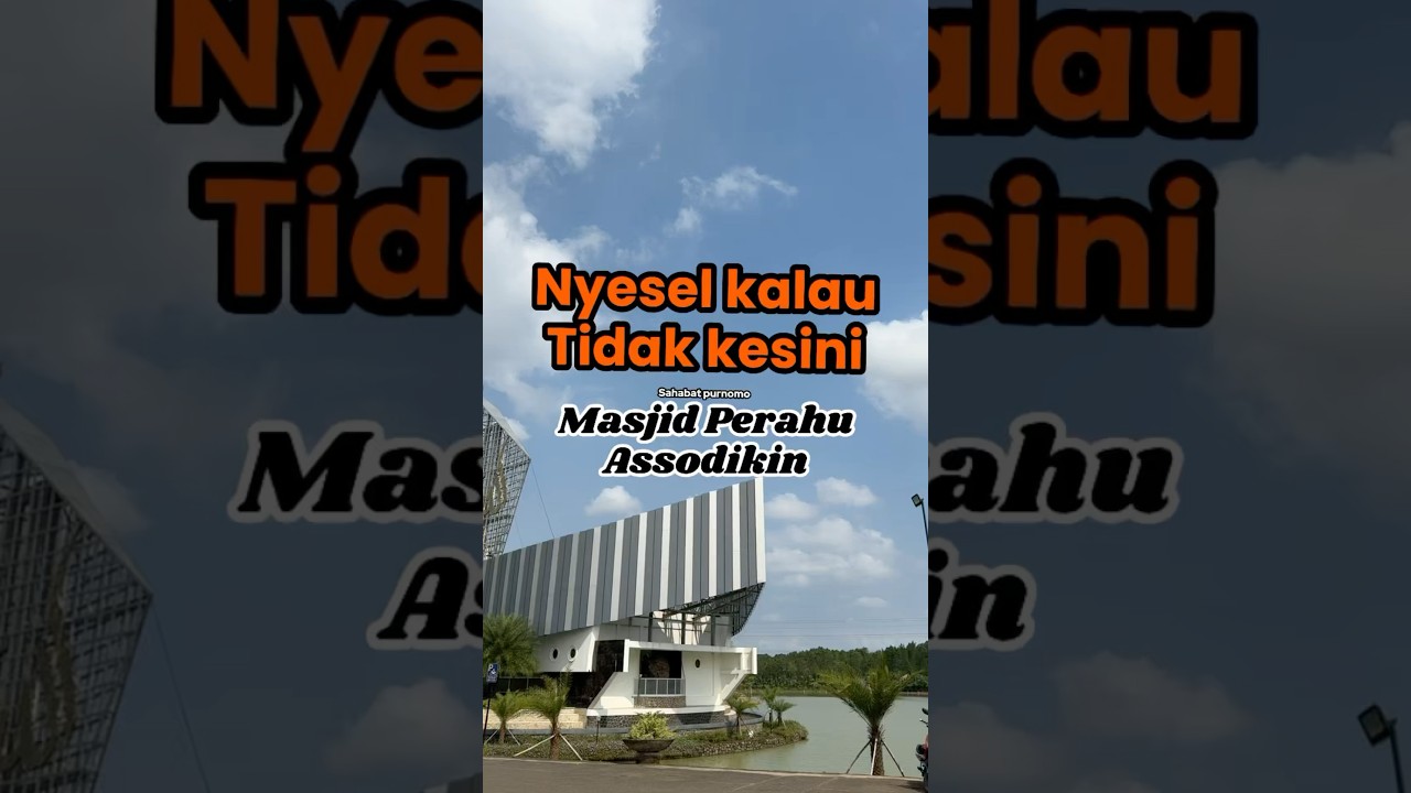 Masjid perahu yang Instagramable Ini Viral, Bentuknya Mirip Kapal Laut! #masjid  #wanareja
