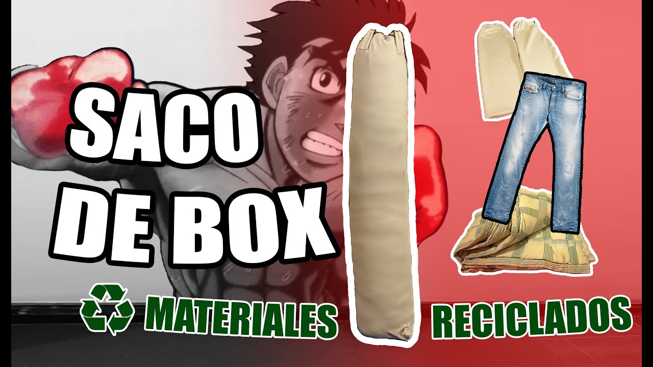 ✅ COMO hacer SACO DE BOXEO casero FACIL  🥊😱♻️