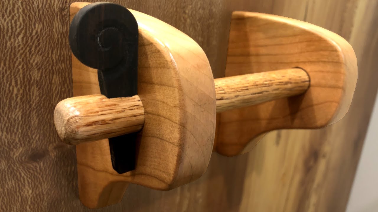 Toilet Paper Holder: Hand Cut Joinery!