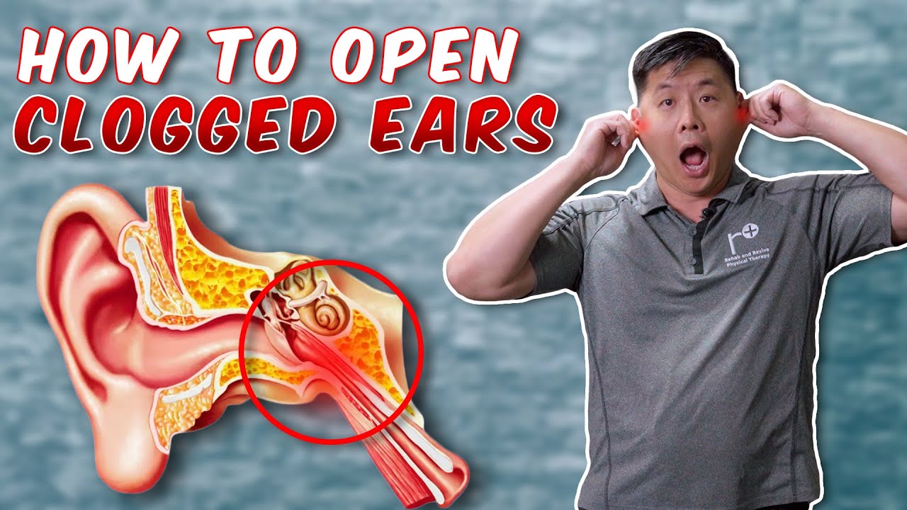 Pop or Drain Your Ears to Relive Sinus Pressure | Eustachian Tube Opening | Physical Therapy