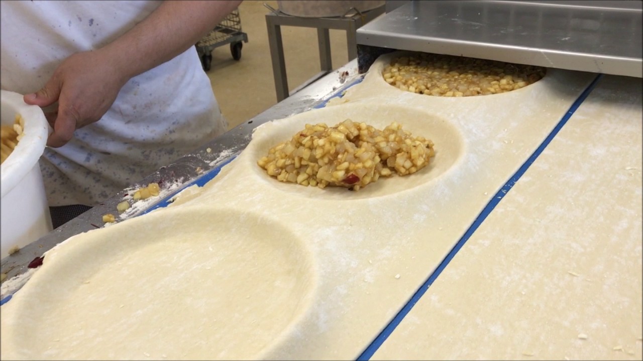 Rinc sheeted pie line or vlaai lijn.