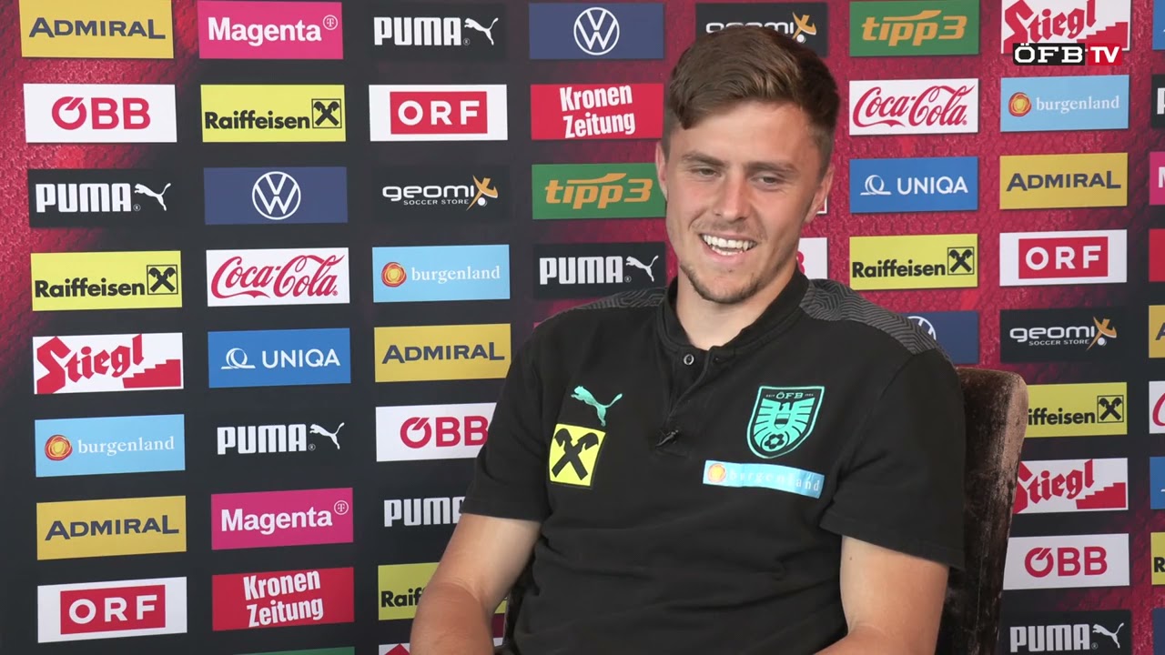 Christoph Baumgartner  - Italy v Austria - Pre-Match Press Conference - Round Of 16 - Euro 2020
