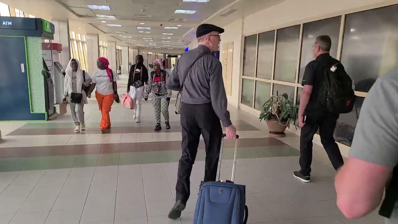 Arriving at Nairobi Airport
