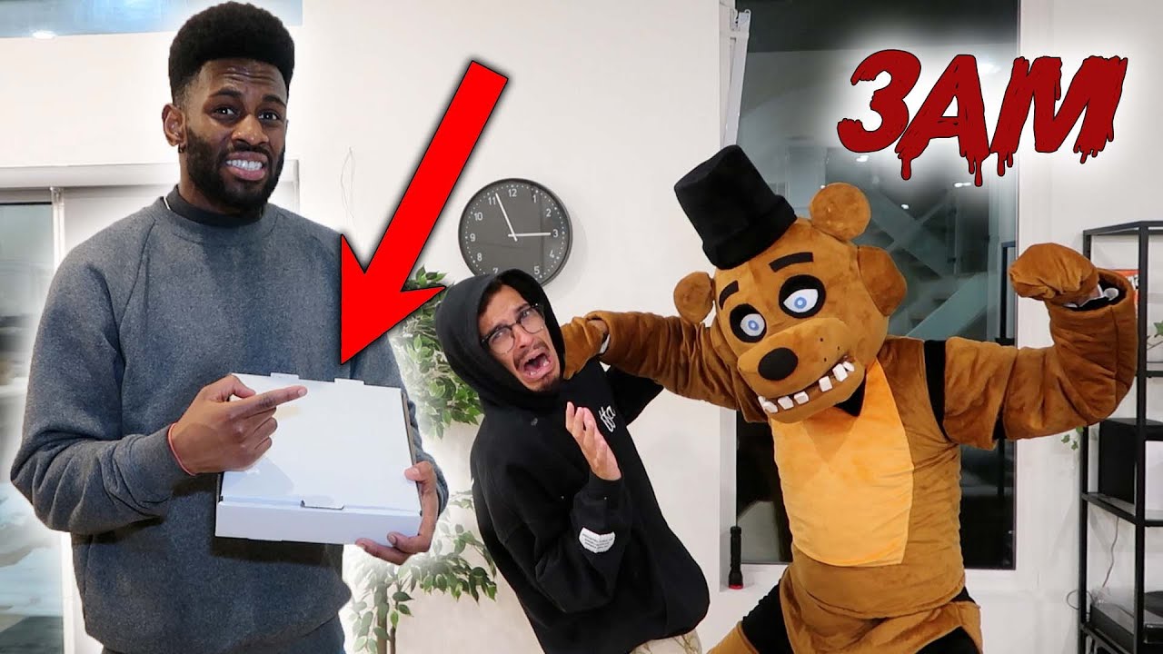 WE WERE TRACKED AND TORMENTED BY FREDDY FAZBEAR AT 3AM! (SPOOKY)