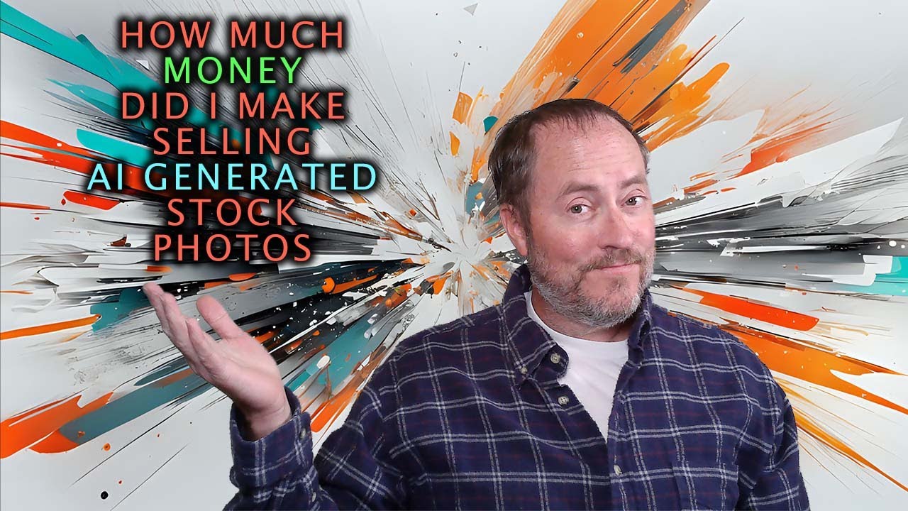Selling AI images as stock photography| How much money I made | S7 E8