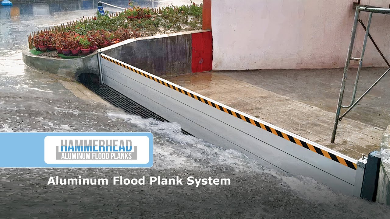 The Hammerhead™ Aluminum Flood Plank Barrier
