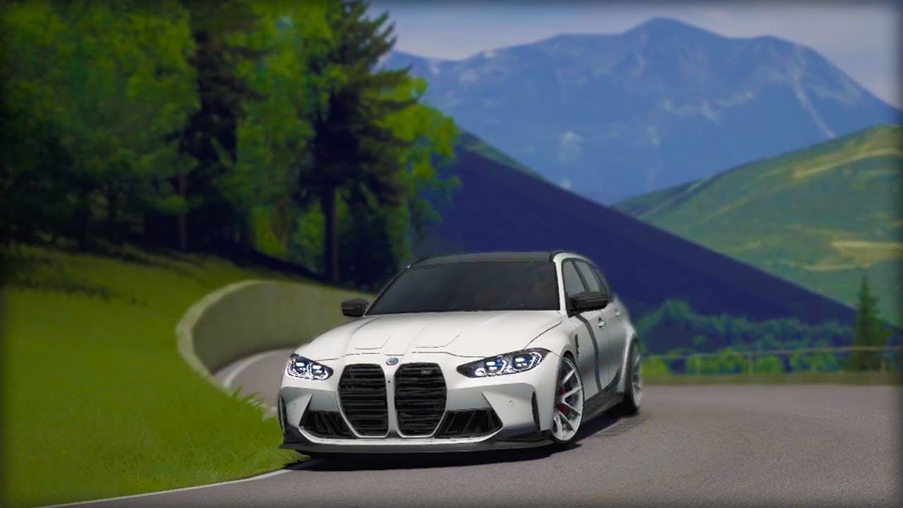 BMW M3 Compétition Mountain Drifting