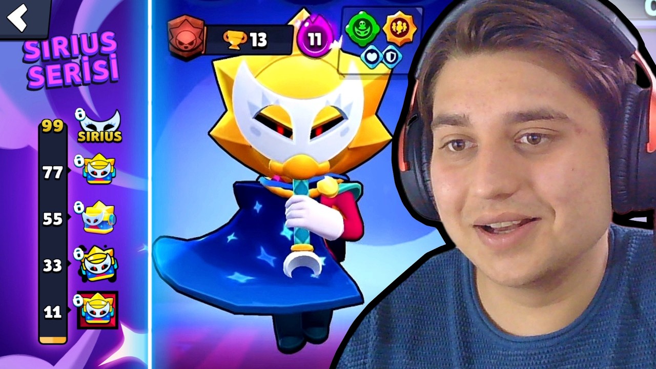 SİRİUS'U ALIP MAXLIYORUM 😝 Brawl Stars (Canlı Yayın) - gelmeyin