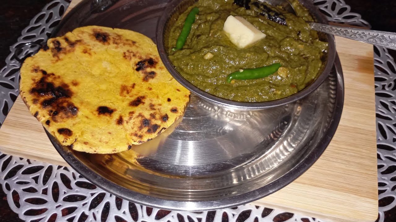 Sarso ka saag aur makke ki roti ❤‍🩹💫|| sardiya jaane se phle bana lije 