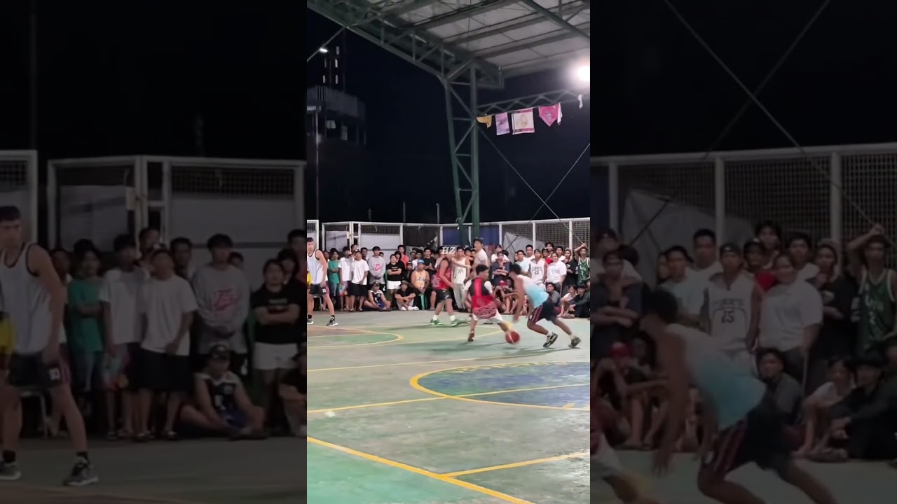 ANKLE BREAK AND LEFTY FINISH🥶😱 #youtubeshorts #basketball #basketballclips #ytshort