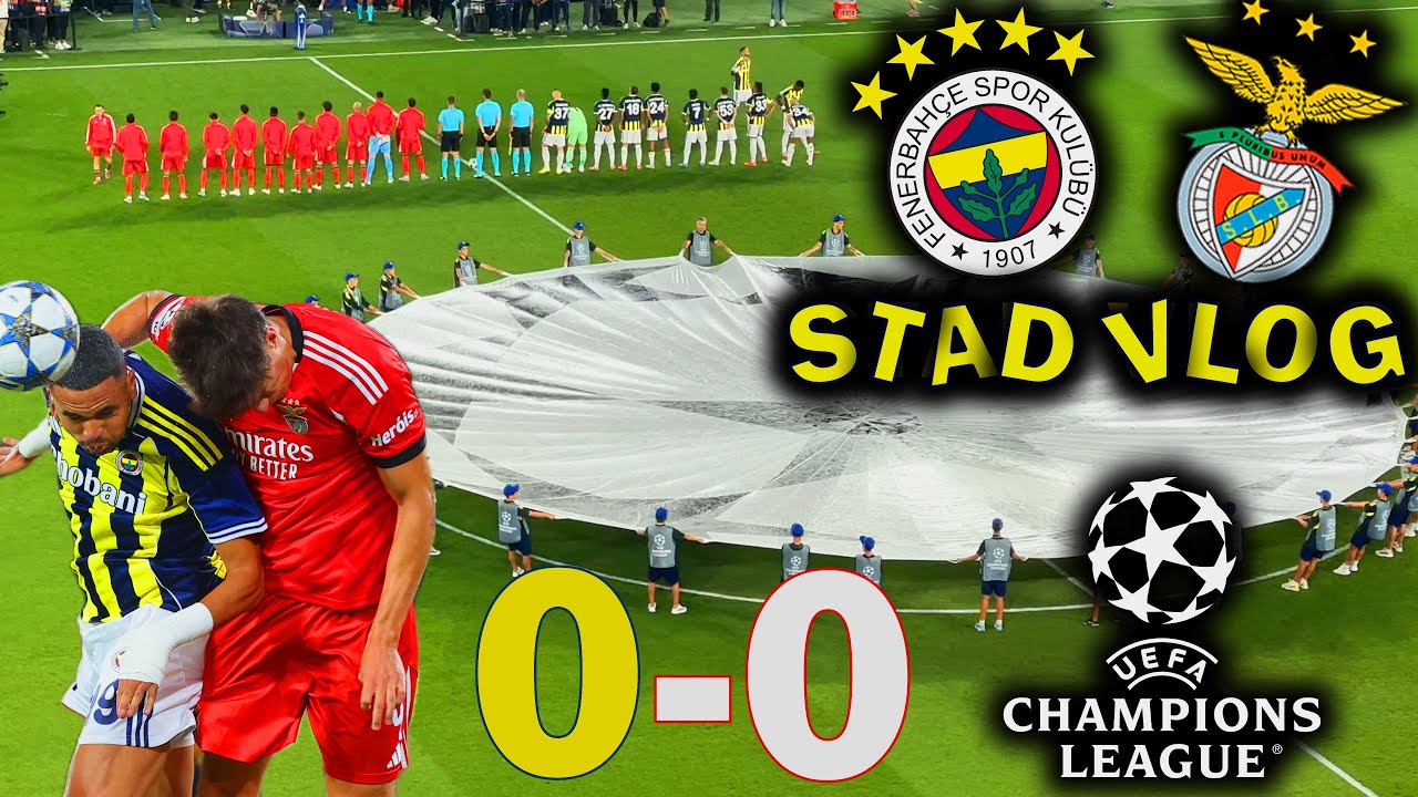 Fenerbahçe 0-0 Benfica | Ş. Ligi Play-off | 1. Maçı | Maçın Tribün Hikayesi