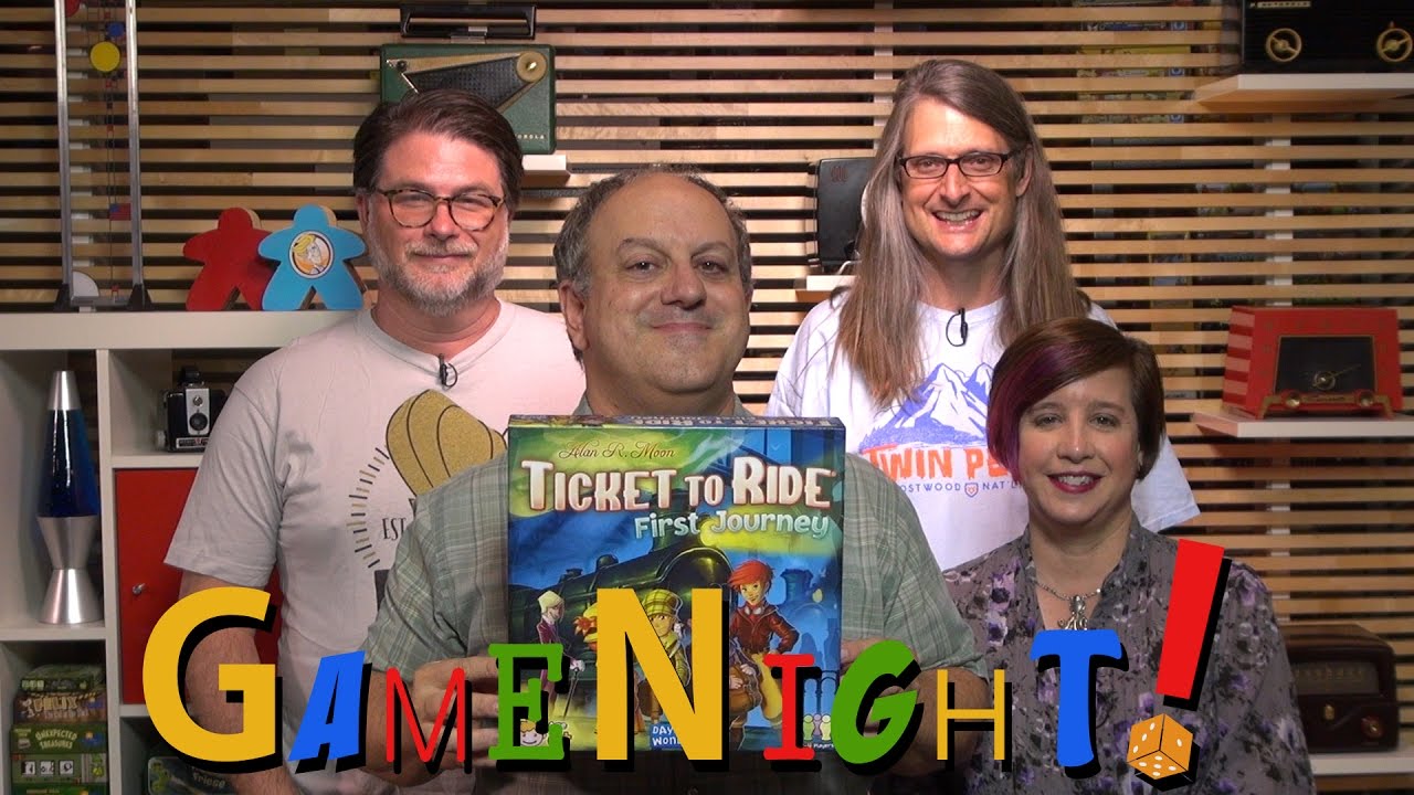 Ticket to Ride: First Journey - GameNight! Se4 Ep18 - How to Play and Playthrough
