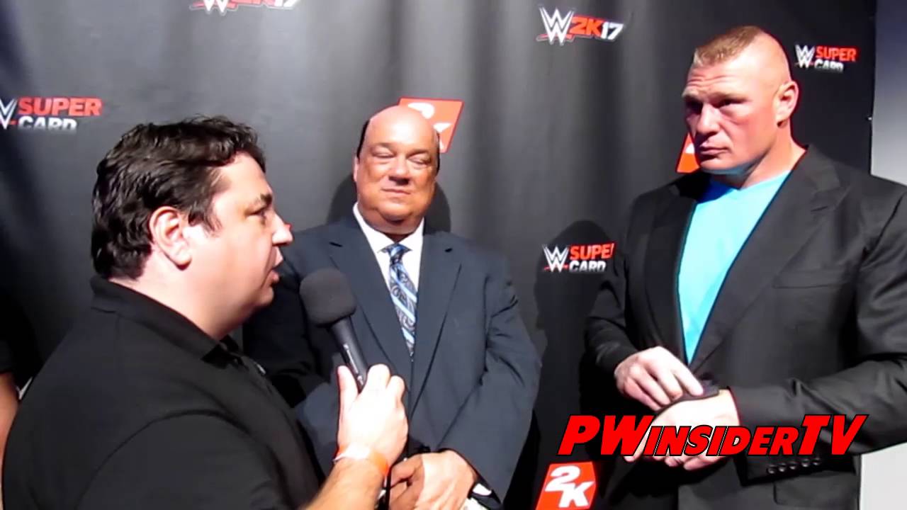 BROCK LESNAR & PAUL HEYMAN TALK WWE 2K17 & MORE ON PWINSIDERTV