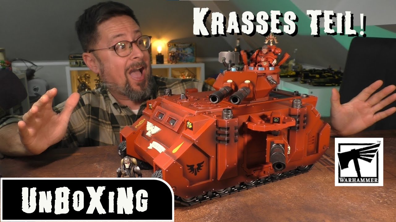 Unboxing - Blood Angels Predator Annihilator, Warhammer 40.000 - Joytoy