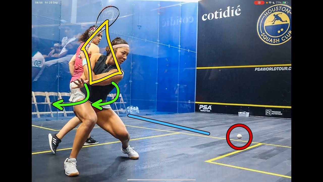 Squash Photo Tip - Amanda Sobhy backhand set up and power
