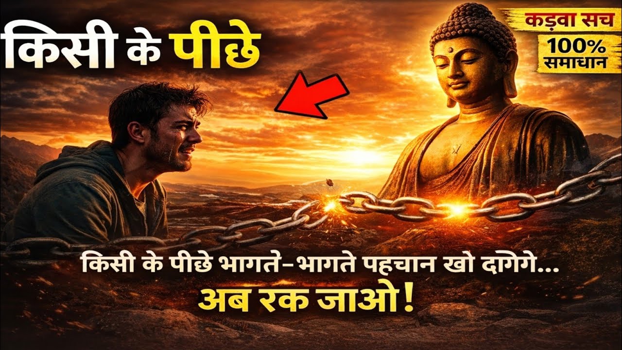किसी के पीछे अपनी जिन्दगी बर्बाद मत करो । बुद्ध की 1 बात जो आँखें खोल देगी । Buddha story