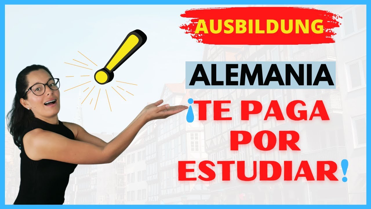 COMO TRABAJAR y ESTUDIAR  en ALEMANIA🚀 (al mismo tiempo)  👉 AUSBILDUNG