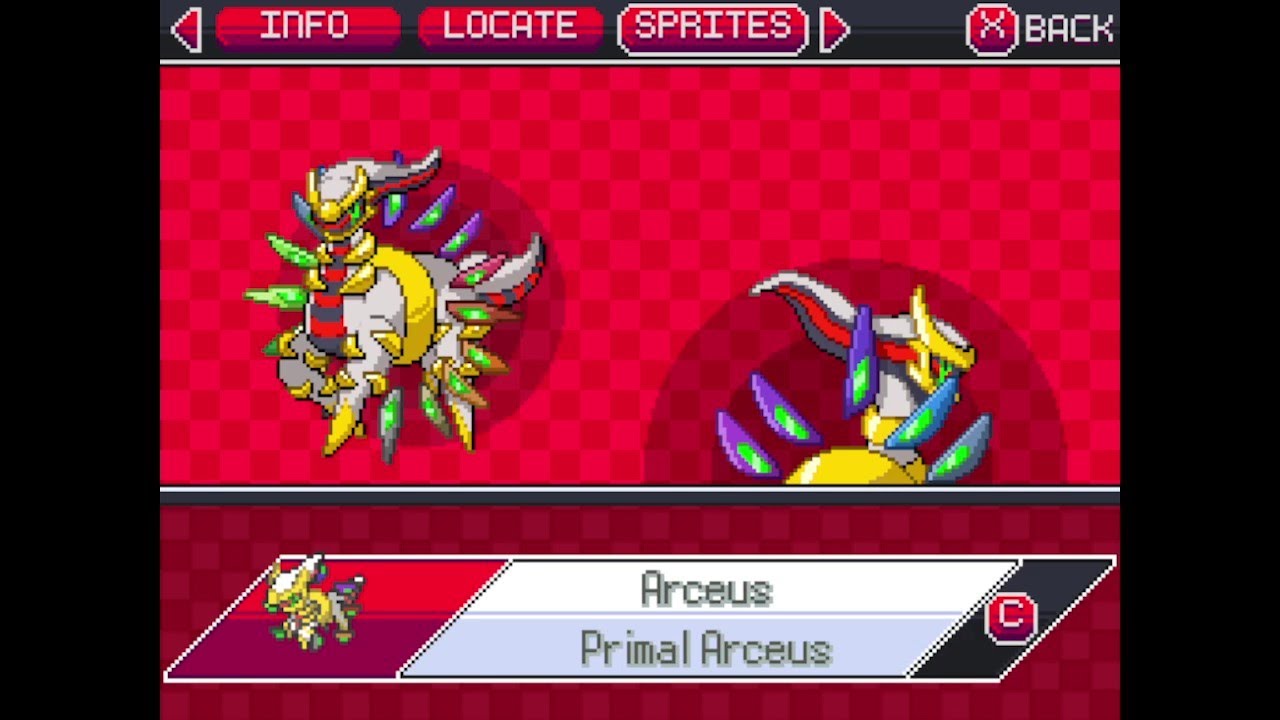 Pokemon Insurgence Complete National Pokedex - 925 Pokemon + Megas