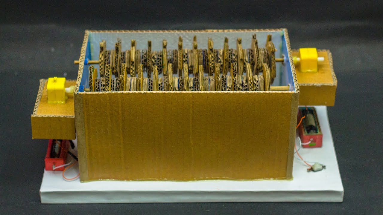 Science Projects | Paper Shredder Working Model