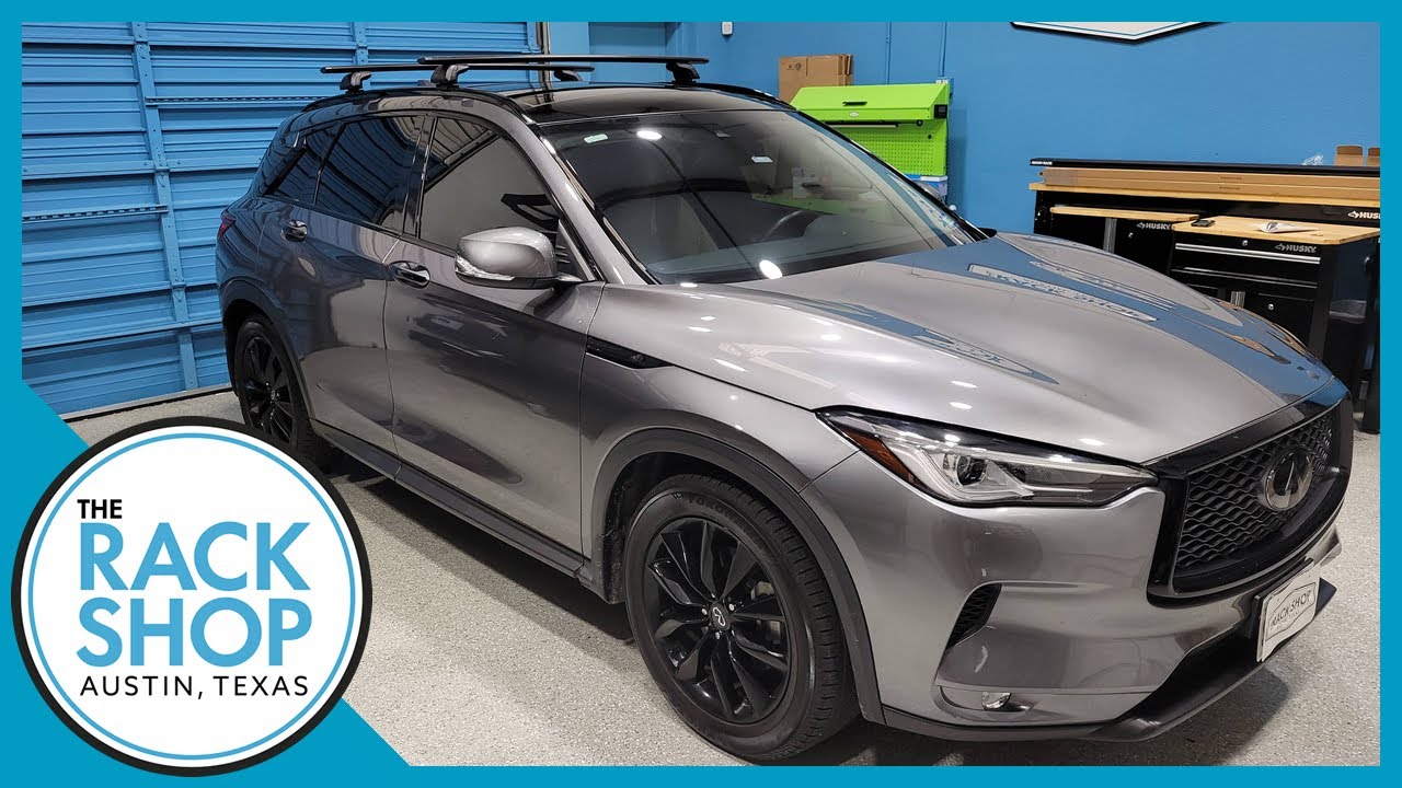 2019-2025 Infiniti QX50 Yakima JetStream SightLine Roof Rack | The Rack Shop - Austin, TX