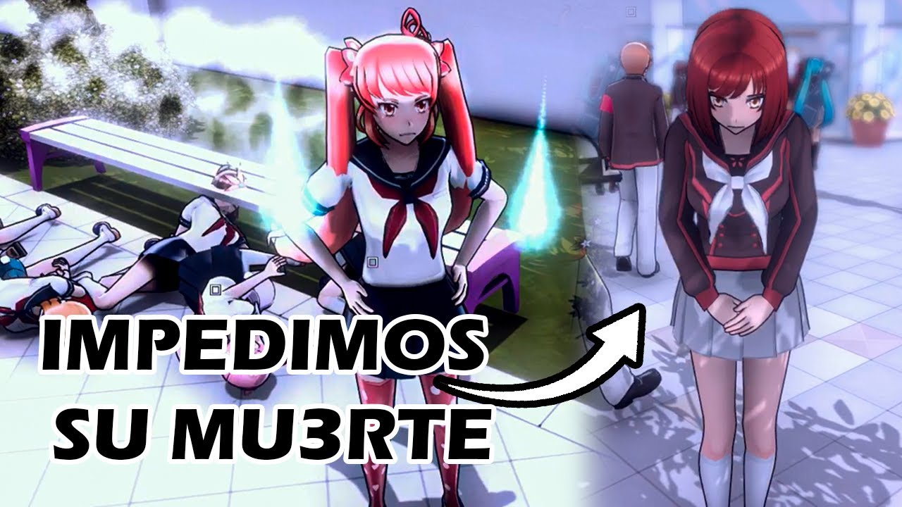 Osana elimina a toda la escuela y evitamos la mu3rte de Sumire!! Yandere simulator