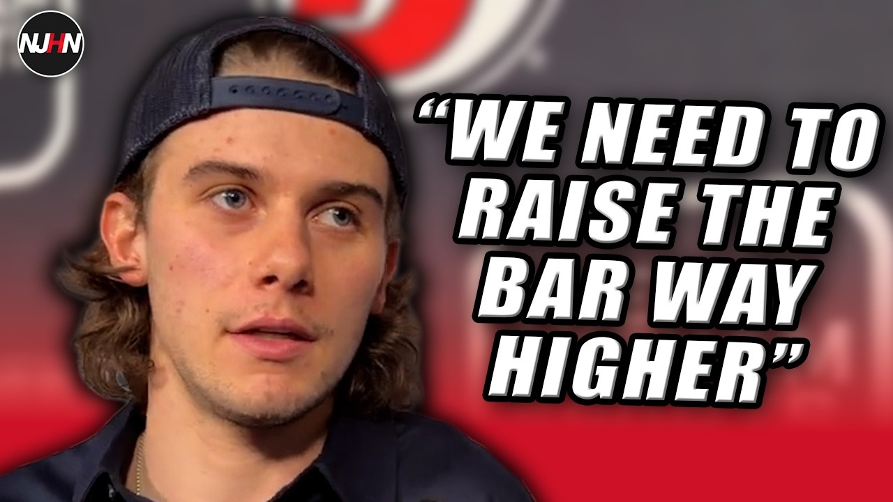 FULL Jack Hughes Devils Exit Interview: Unmet Expectations; Season Analysis; a Different Offseason