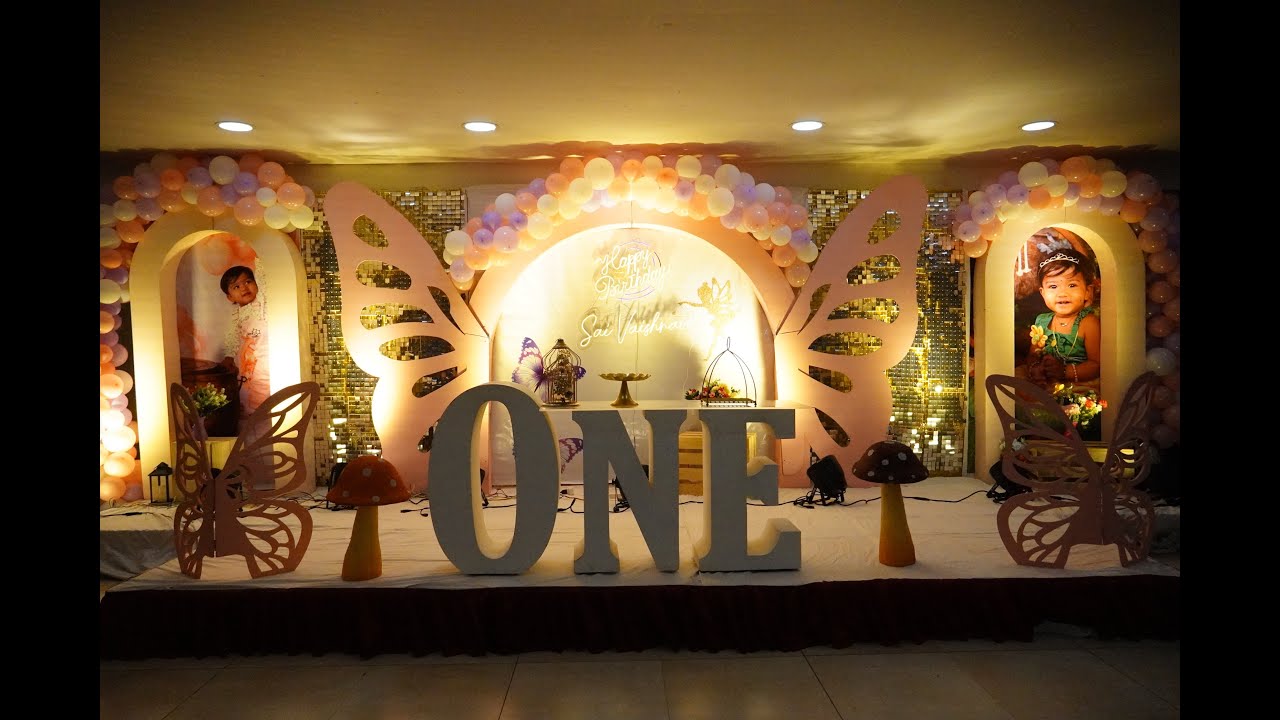 Butterfly Theme Decoration | Hotel Kinara Grand | Hyderabad #butterflytheme
