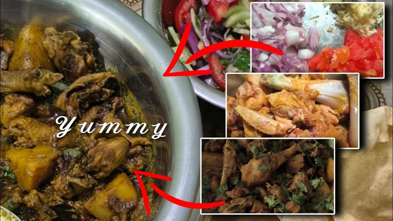 Sunday special ✨️ 💙 💖 Husband এর হাতের মুরগির মাংস রানা তোমাদের কেমন লাগল জানাবেন ধন্যবাদ ।