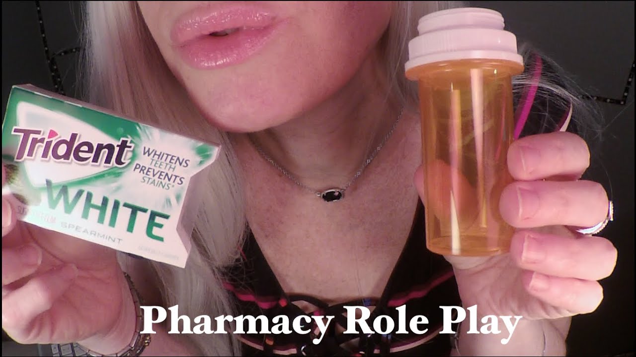 ASMR Gum Chewing Sassy Pharmacist Role Play | Cheap Charlie's