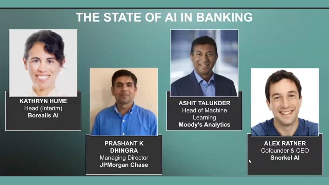 Panel: The State of AI in Banking with Alex Ratner at AI4 2021