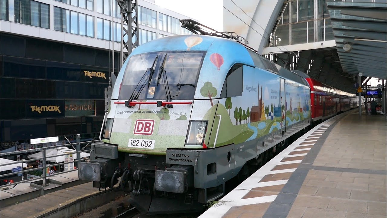 Züge in Berlin Alexanderplatz [1080p50-HD]