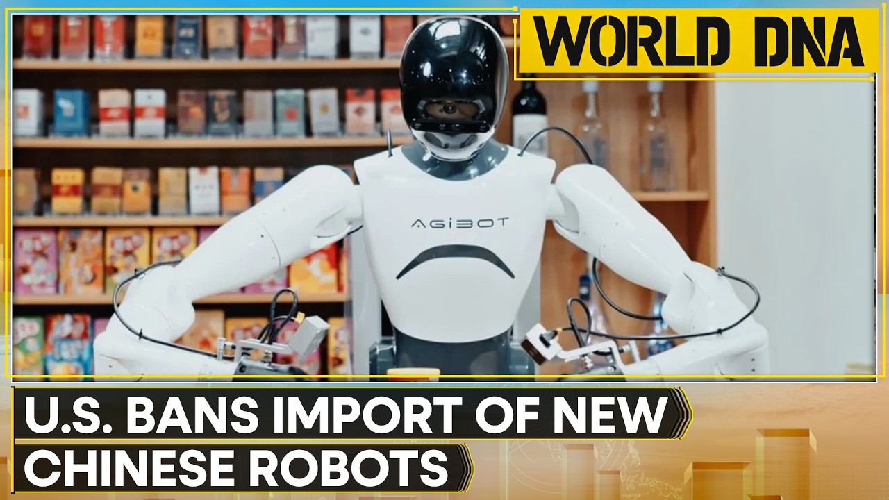 US-China Tech War Explodes: US Bans Import of New Chinese Robots | WION