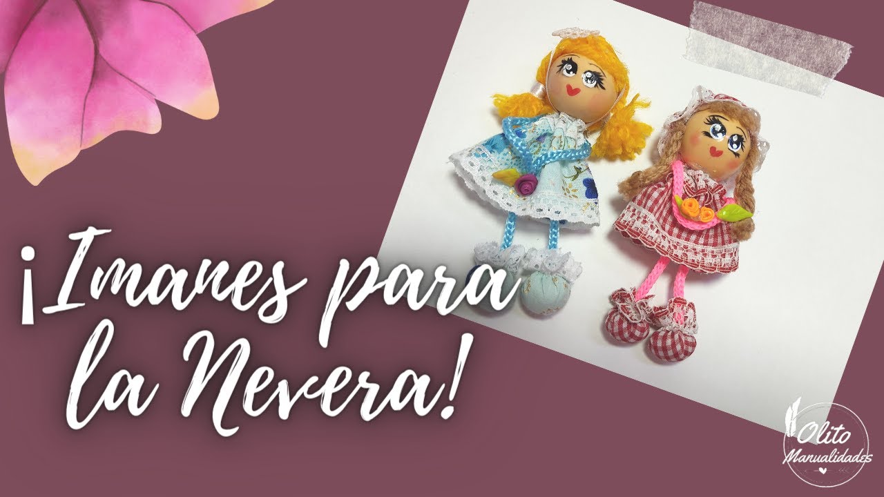 Imanes para la Nevera!/Muñequitas porcelana fria