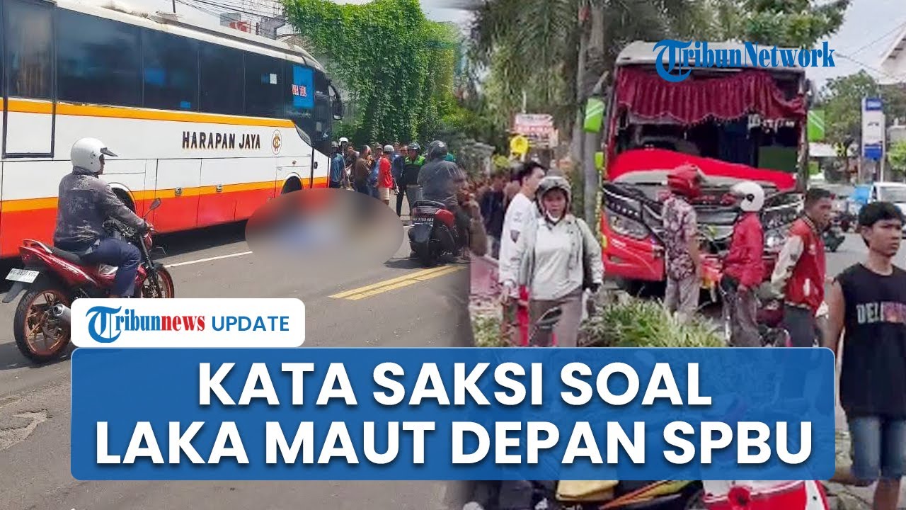 Kata Saksi Laka Maut Depan SPBU Tulungagung: Bus Berputar Lawan Arah Jarum Jam, Pemotor Terpental