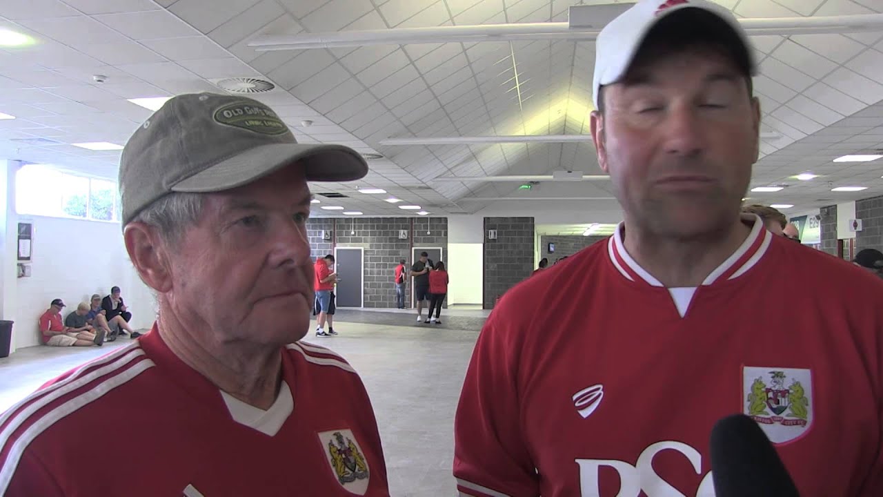 Fan reaction to the new concourse at Ashton Gate