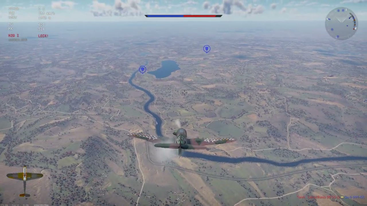 War Thunder Bf 109 k-4 gameplay