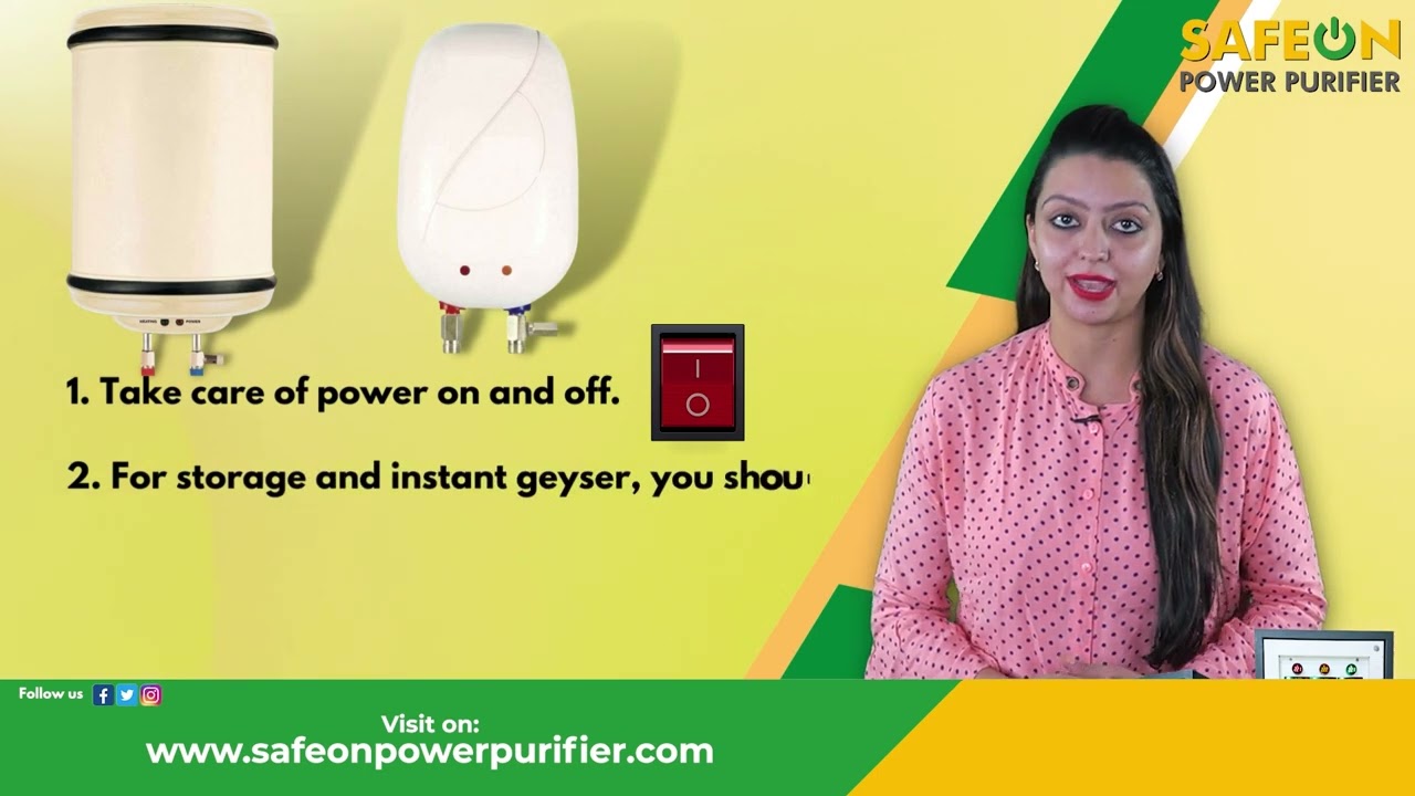 Safety Tips that prevent Short Circuits and Electric Accidents | Safe On Power Purifier