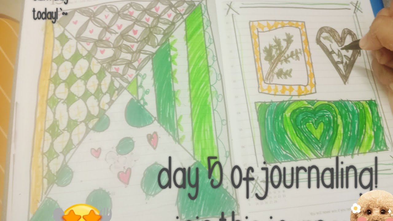 Day 5 of journaling!join me! #art #journalwithme 