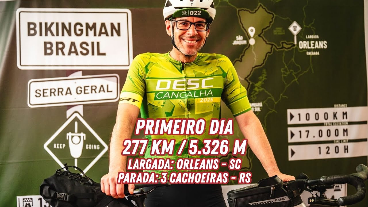 BikingMan (Dia 1): O Início do Desafio de 1.000 km: 277 km com 5.300 de altimetria