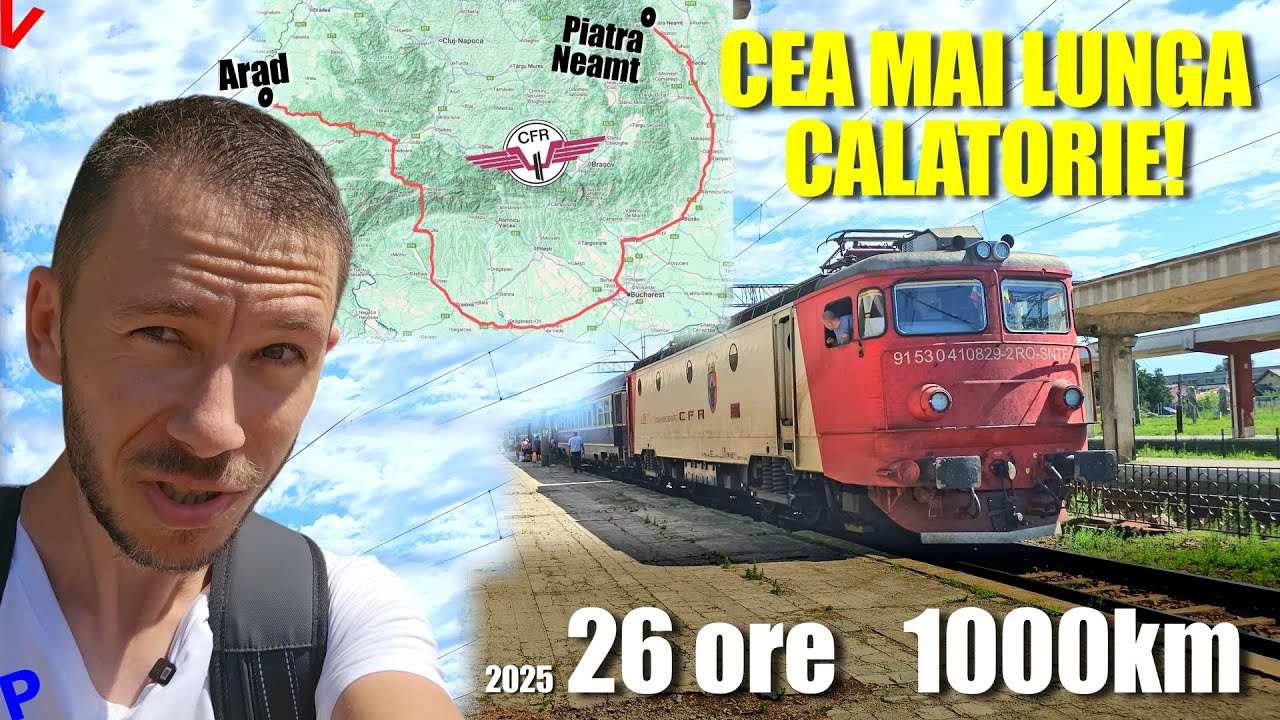 Călătoria Care Nu se Mai Termina: Arad – Piatra Neamț în 26 Ore (2025)