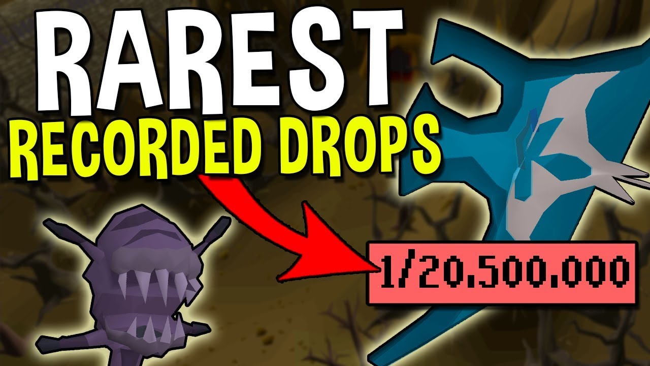 Это самые редкие из когда-либо выпавших предметов в истории OSRS! [OSRS]